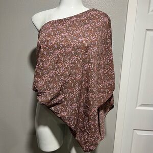 Floral One-Shoulder Top